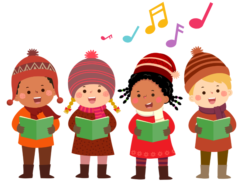 Carol singing children