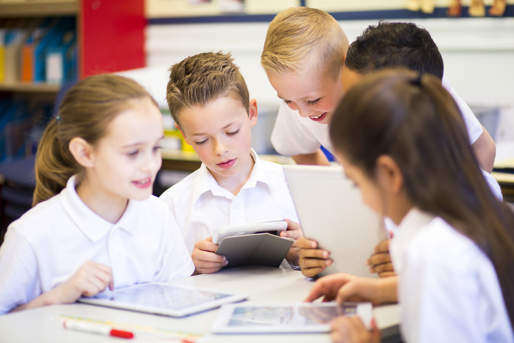 A class using iPads