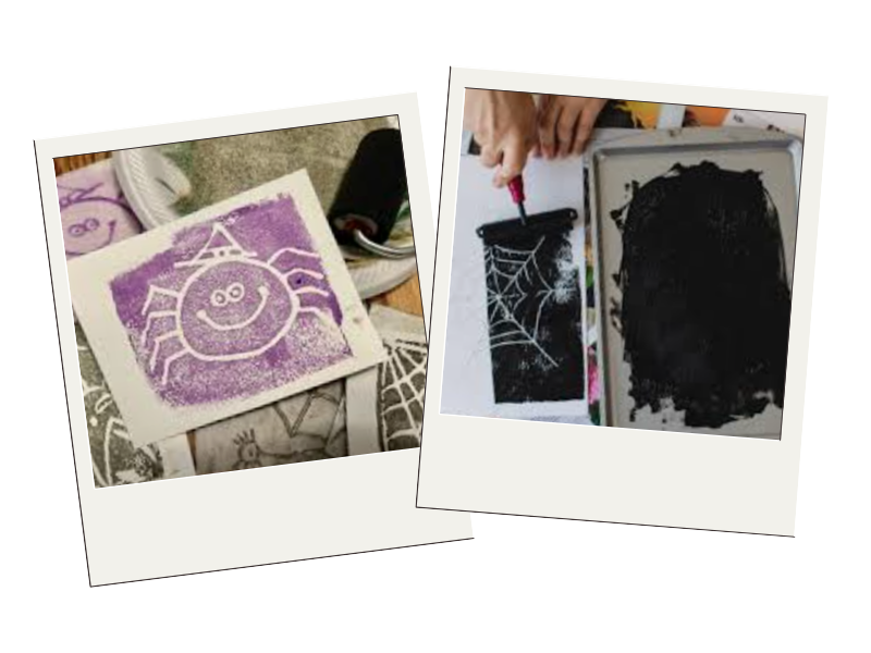 Examples of foam printing